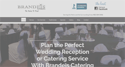 Desktop Screenshot of brandeiscatering.com